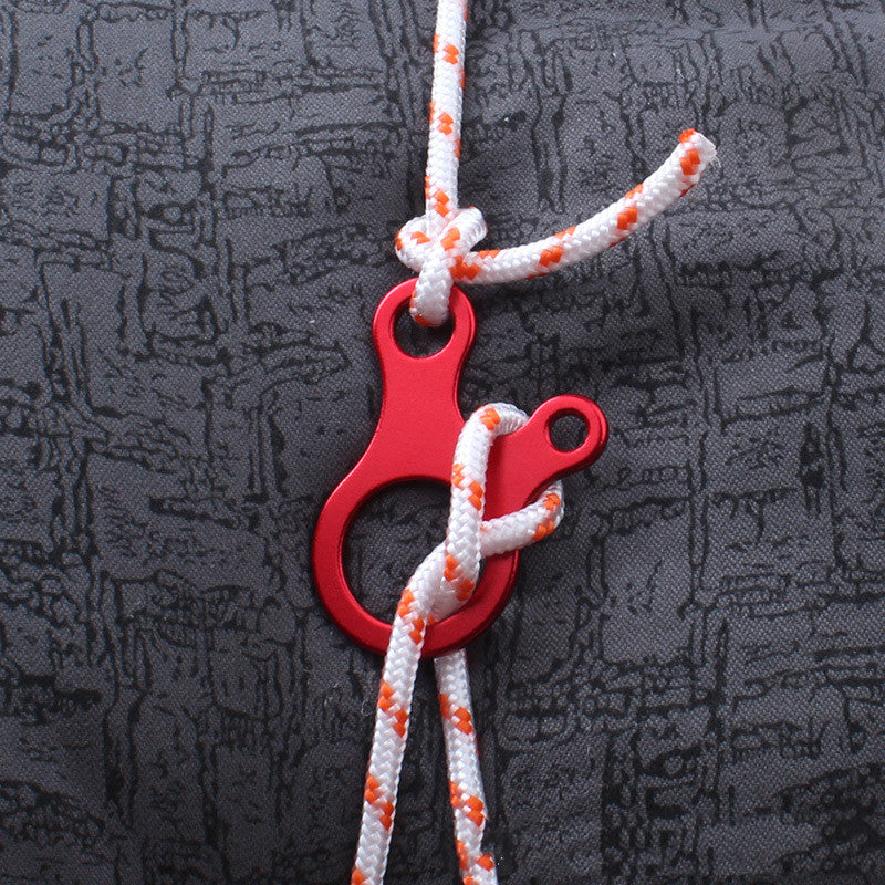 Outdoor camping snail wind rope buckle